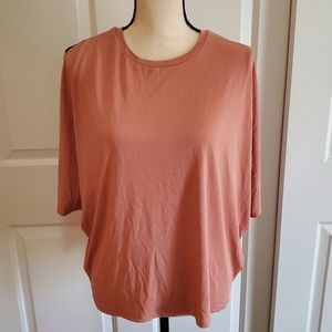 NWT Express Cold Shoulder Coral Tee